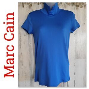 NWT Marc Cain T-shirt with slit mock neck